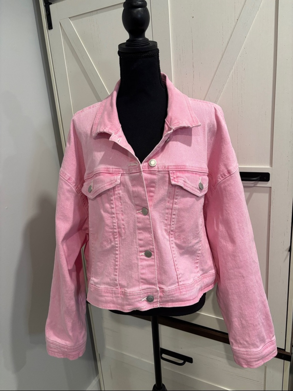 Pink Jean Jacket - Picture 4 of 4